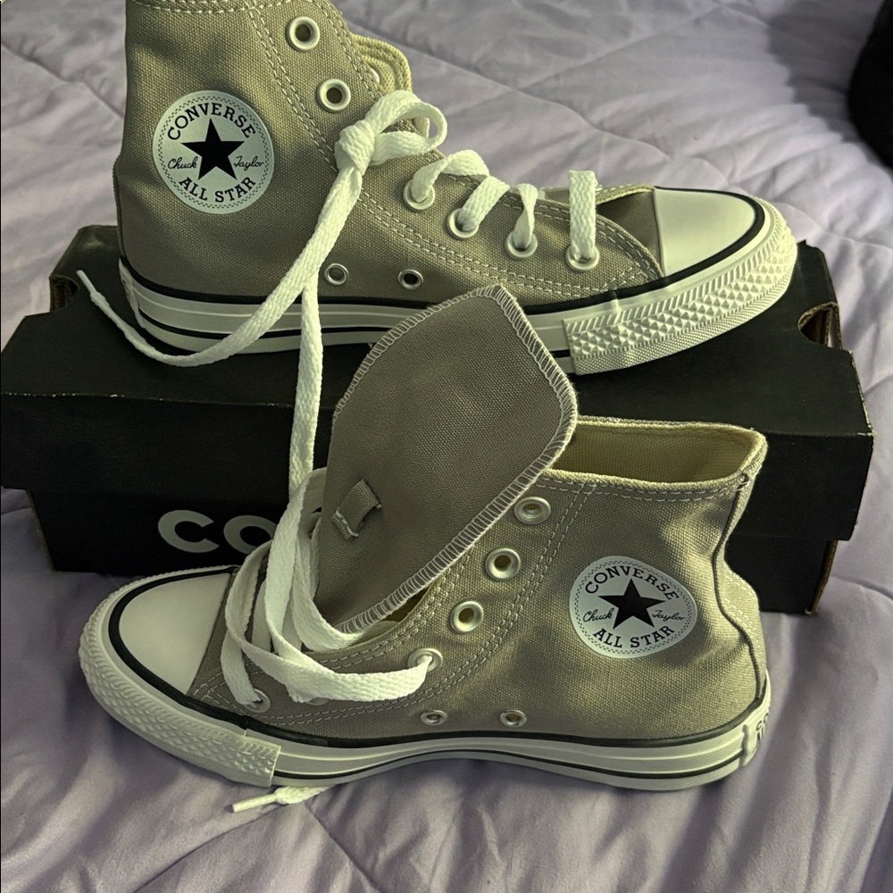 Converse Totally Neutral High Tops